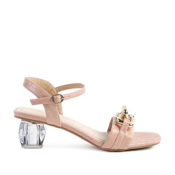 London Rag Women's Pink Ankle Strap Sandals size 9 - Picture 2 of 15